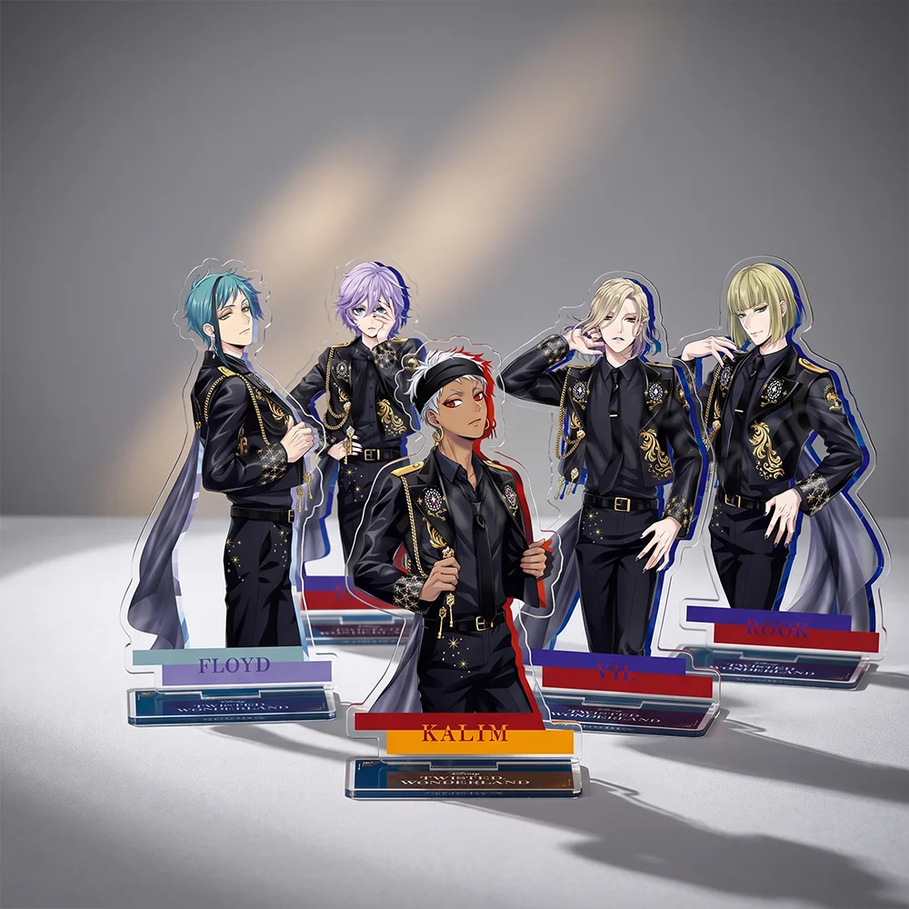 Twisted Wonderland Malleus Floyd Leona 15CM Acrylic Stand Keychain 2026 New Anime Stand Home Ornament Desk Decor Gift