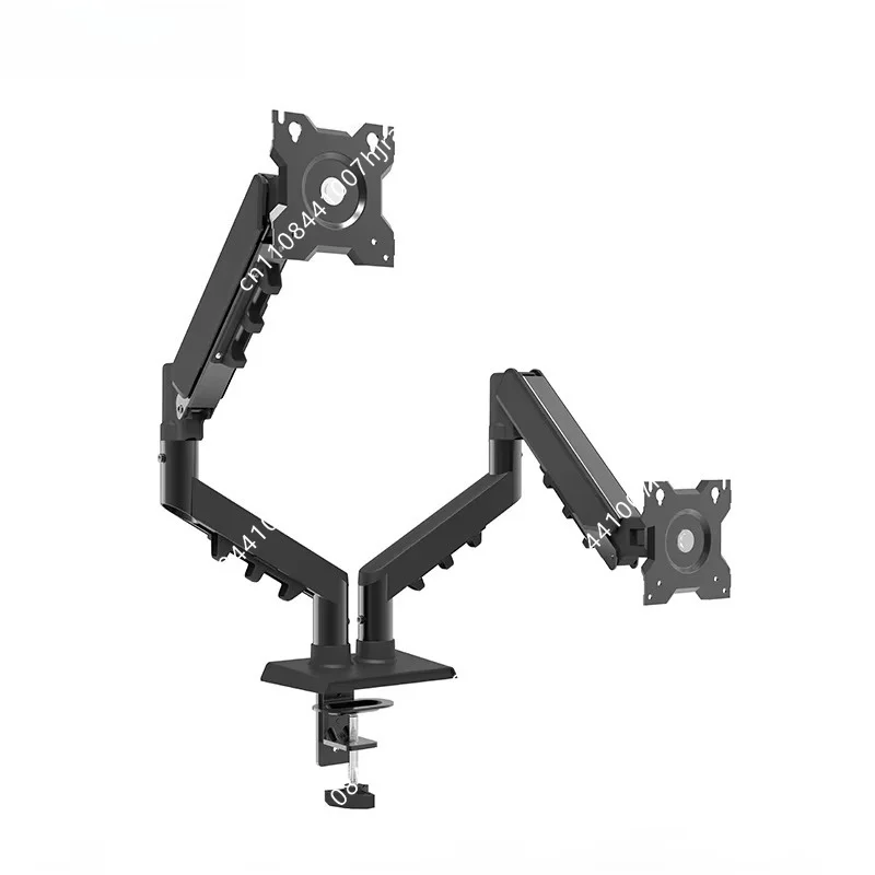 Adjustable Dual Screen Monitor Bracket Desktop Support Holder For Two 13-32 Inch Displays Max Load 2-12kg Per Screen