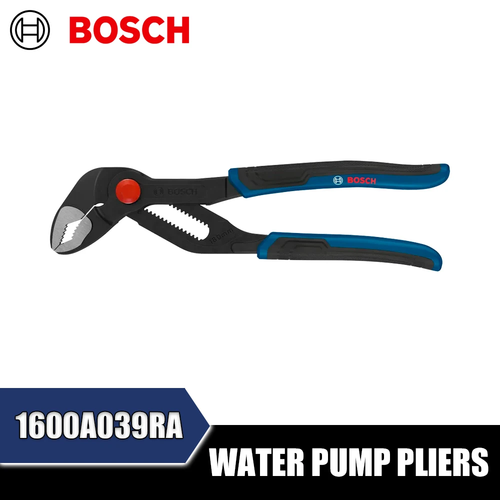 BOSCH 1600A039R9 1600A039RA Water Pump Pliers Two-Tone Handle Pipe Installation Auto Repair Hand Tools