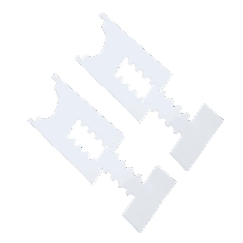 2 Pack Clear Transparent Furniture Wall Protector Acrylic 10x17cm Sofa Wall Stopper Couch Wall Spacer For Bed