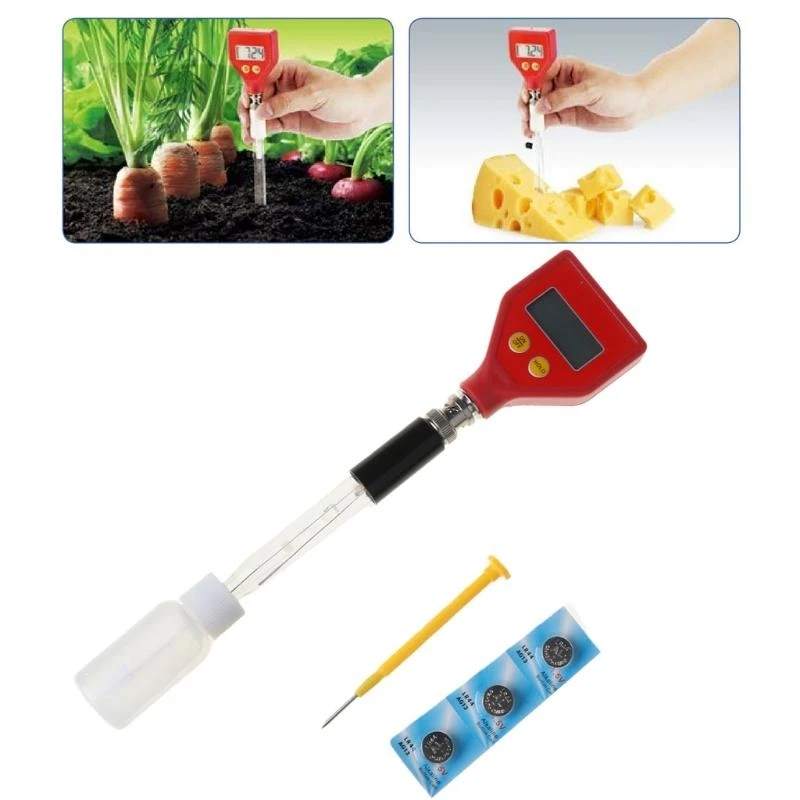 for Sharp Glass Electrode Meter Used for Food Cheese Water Milk Soil Test high quality