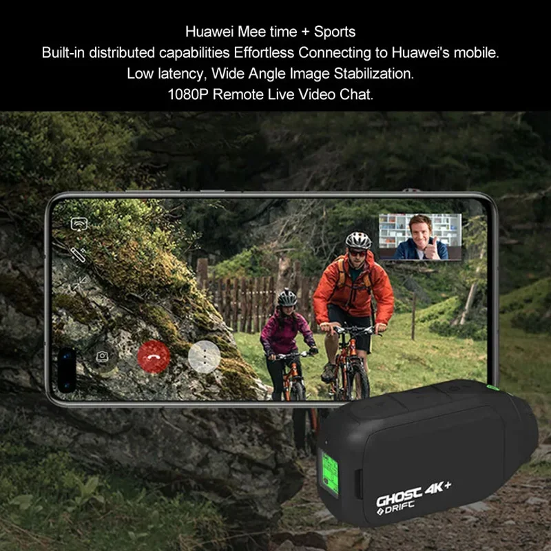 Portatile impermeabile Ghost WiFi 4K Action Sports Camera Camcorder professionale 4K Action Sport Video Mini videocamera videoregistratore