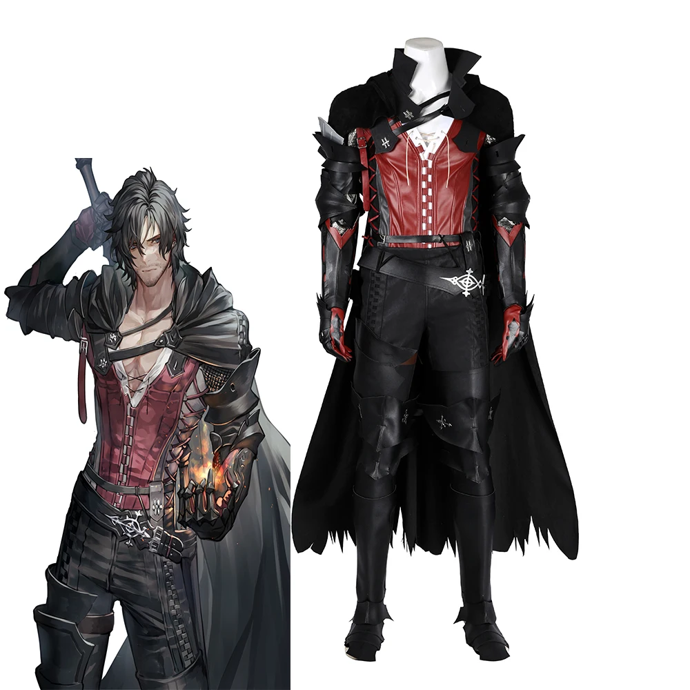 

Clive Rosfield Cosplay Final Fantasy XVI Costume For Men Fantasia Fighting Suit Halloween Carnival Party FF16 Warrior Uniform