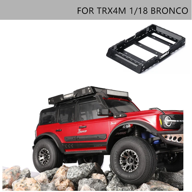 Metal Roof Rack for 1/18 RC Crawler Traxxas TRX4M TRX-4M Bronco Upgrade Parts