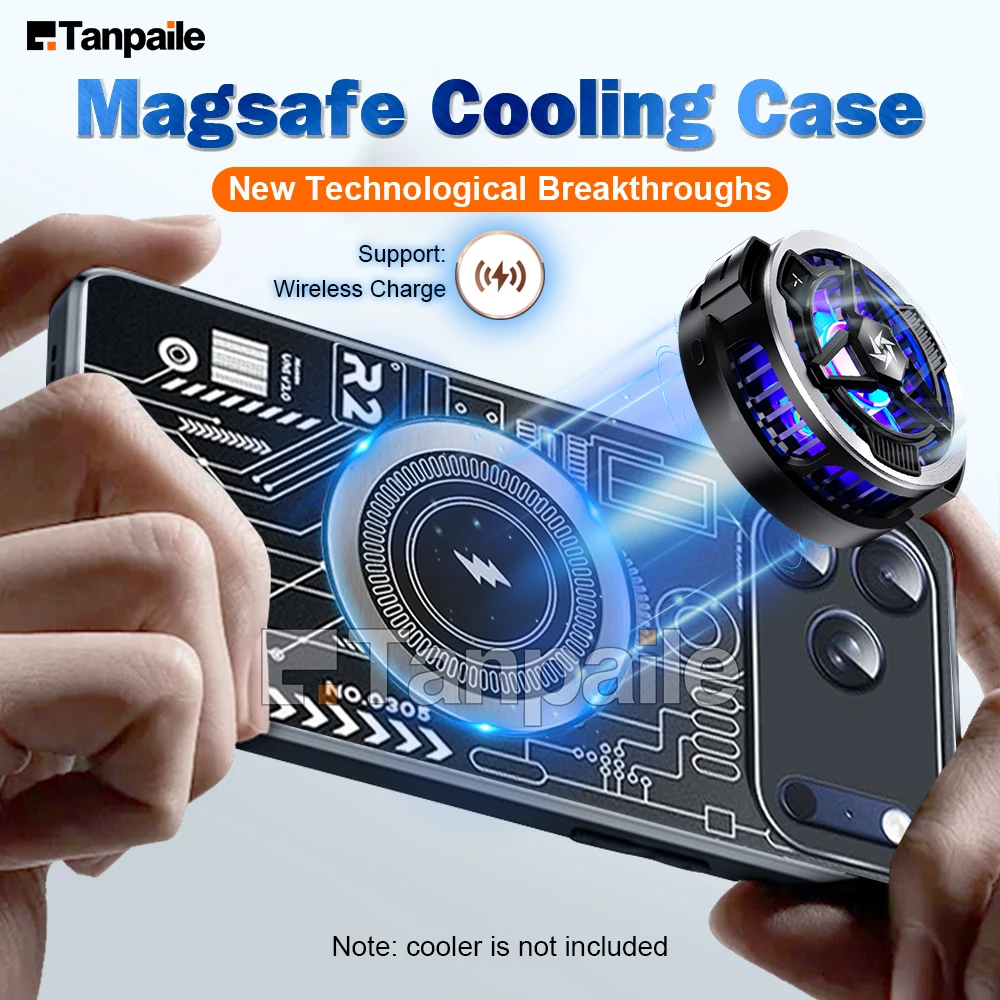 Custodia Magsafe per iPhone 17 Pro Max Custodia di raffreddamento per iPhone 16 Pro Max 16e Plus 15 14 Cover in metallo ramato Dissipazione del calore Funda