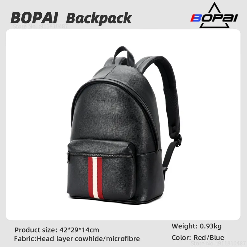 BOPAI Travel Backpack for Men Business Laptop Backpack 15.6 inch Computer bagpack  Water-Resistant Rucksack Black travel bag