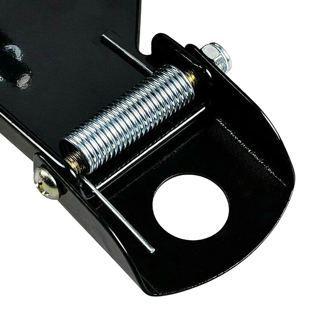 Solid Steel Off-road Flip Up License Plate Number Mount Frame Auto Winch Roller Fairlead Mounting Bracket 3/4 Inch Holder