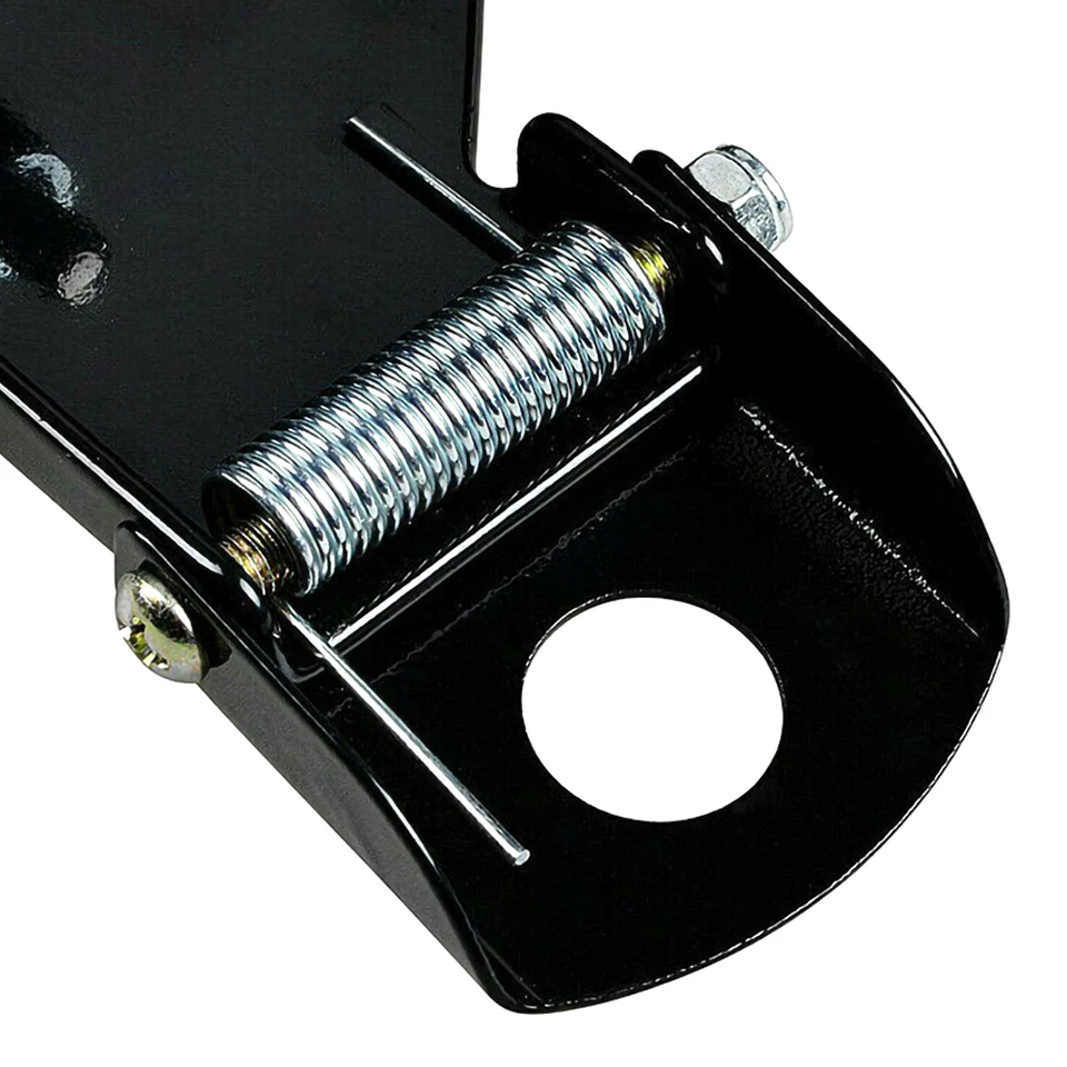 Ritafc Winch License Plate Holder - Black Stainless Steel Mount For Roller Fairlead Bracket
