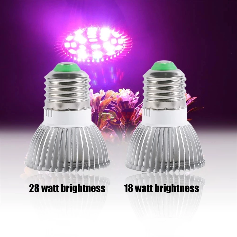 GU10 LED 220V 110V Plant Light E14 Grow Bulb E27 Fitolampy MR16 Phyto Lamp Led 28W Full Spectrum Indoor Hydroponics Grow Tent