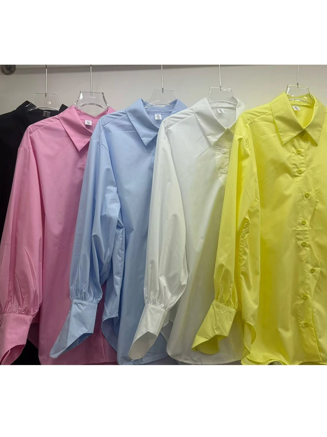 White Loose Long Sv…