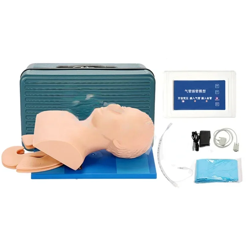 Electronic Human Tracheal Intubation Model Oral Nasopharyngeal Adult Airway Emergency Medical Nursing Training Mannequin