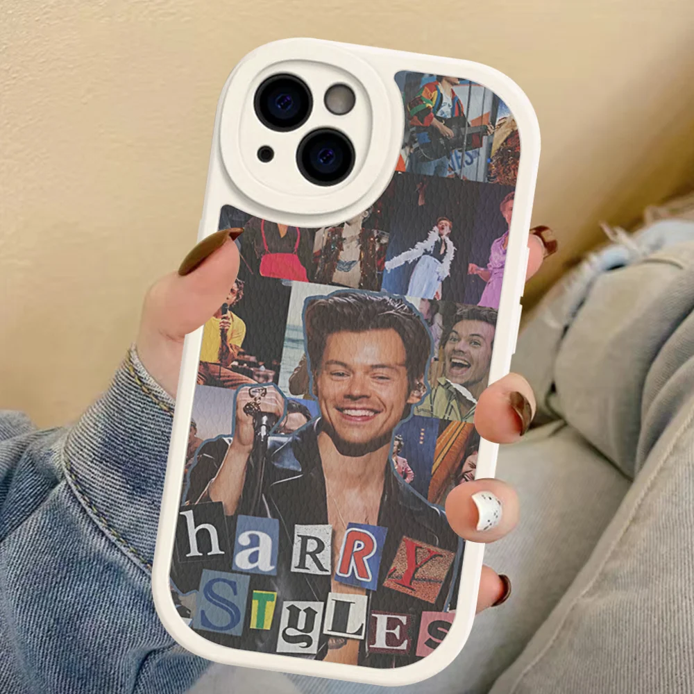 H-HaRRy S-styles Phone Case Hard Leather For iPhone 14 13 12 Mini 11 14 Pro Max Xs X Xr 7 8 Plus Fundas