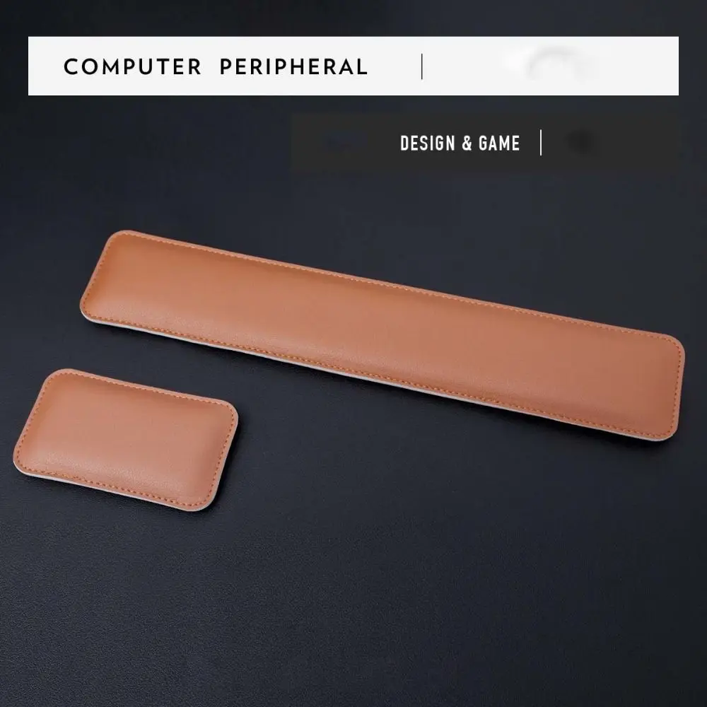 Durable Portable Leather Mouse Pad Large Double-sided Keyboard Wrist Pad Waterproof Leather Computer Keyboard Desk Pad Laptop