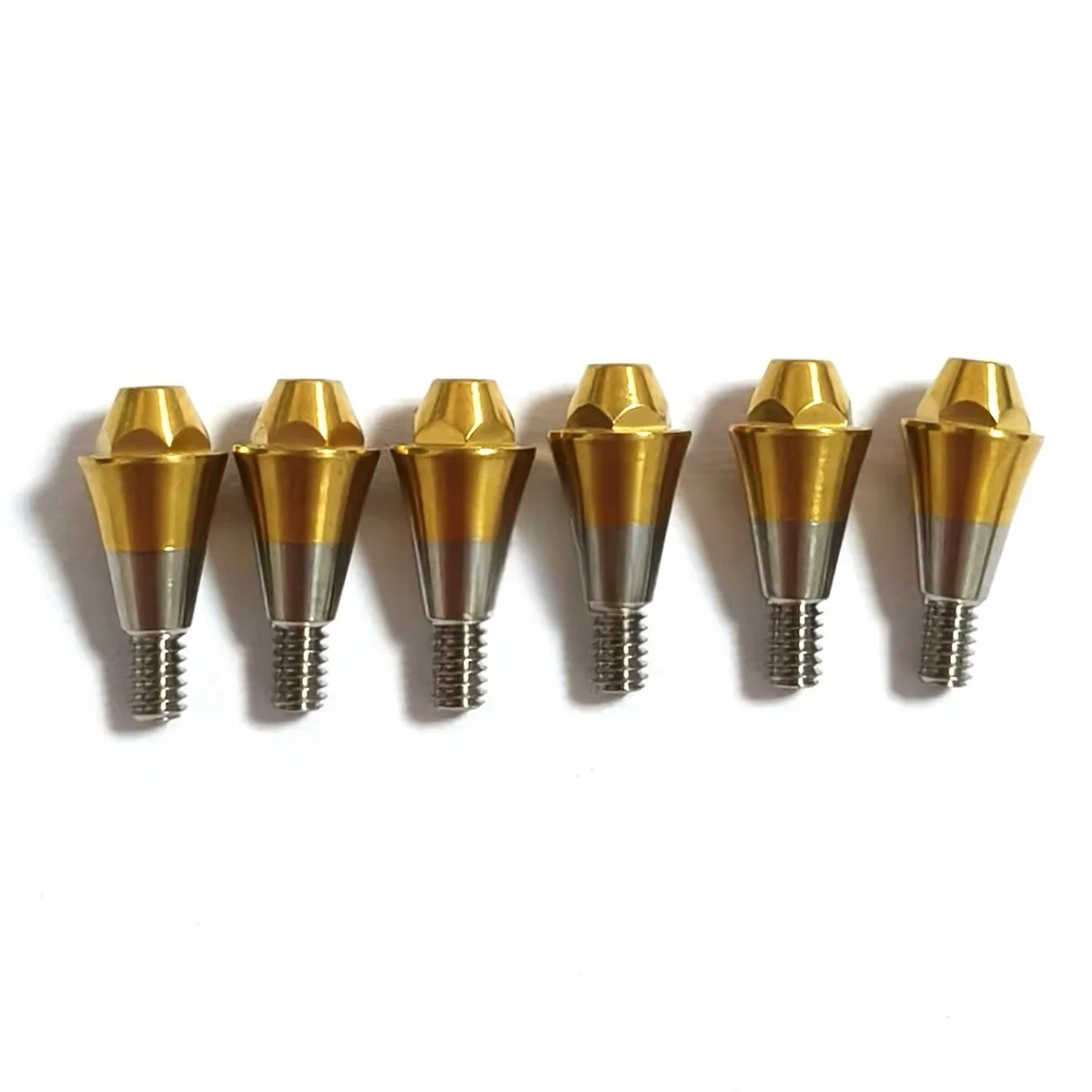 3pcs Multi unit straight abutment Straight MU abutment compatible with Hiossen Osstem TS platform Regular and Mini