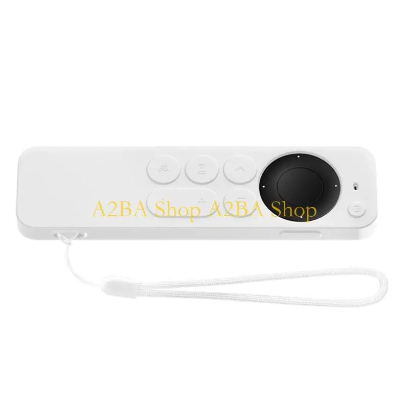 A2BA Protective Silicone Remote Case for 4K 6th 2021/7th Gen 2022 HDTV Remote Control Shockproof Washable Case with Lanyard