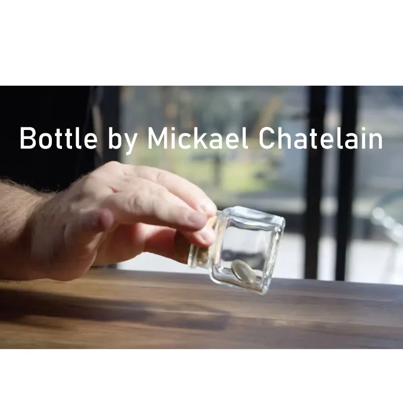 

Бутылка Миккеля Чатона Волшебная монета в бутылку Волшебный трюк Трюк Волшебник Крупным планом Иллюзия Магия Реквизит Ментализм