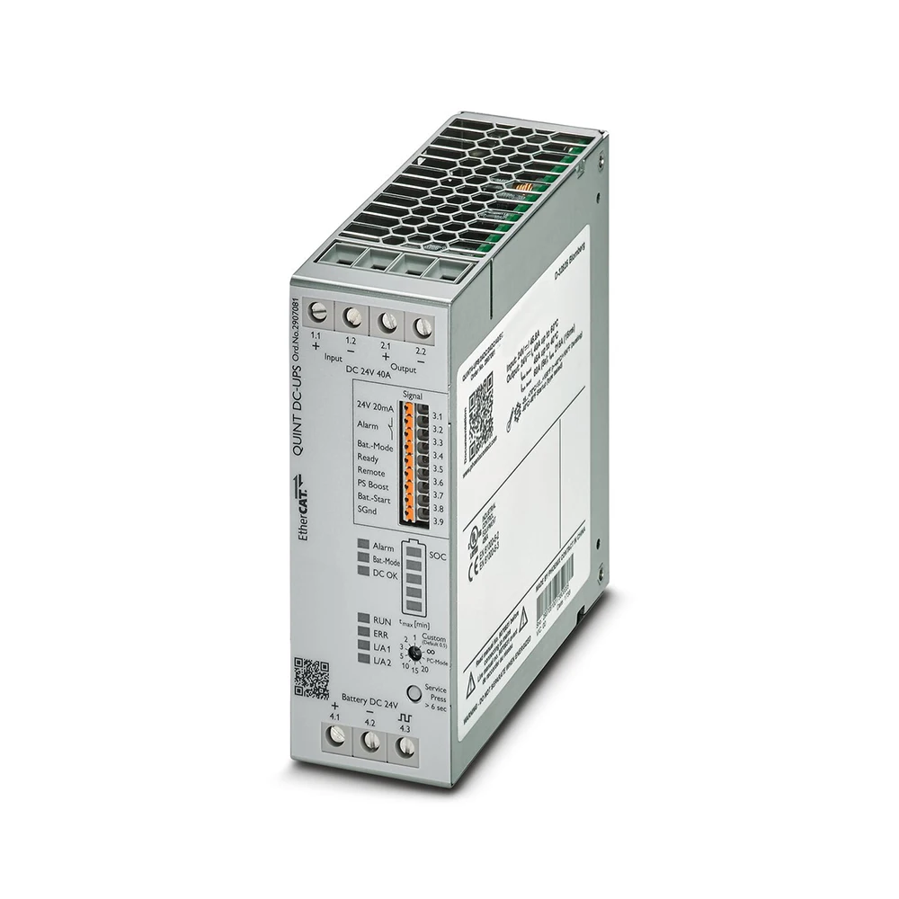 QUINT DC-UPS 24VDC/40A For Phoenix Uninterruptible Power Supply QUINT4-UPS/24DC/24DC/40/EC 2907081