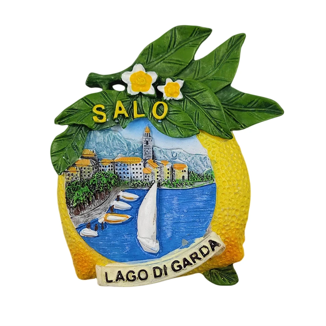 Salo Italy 3D Lago Di Garda Fridge Magnet Souvenir Gift,Resin Handmade Refrigerator Magnet Home & Kitchen Decoration Collection