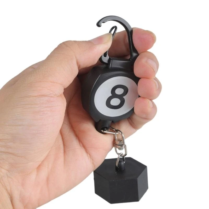 

Snooker Cue Chalks Holder Billiard Cue Chalks Holder Pocket Tool Pool Chalks Holder with Retractable Buckle Easy to Use