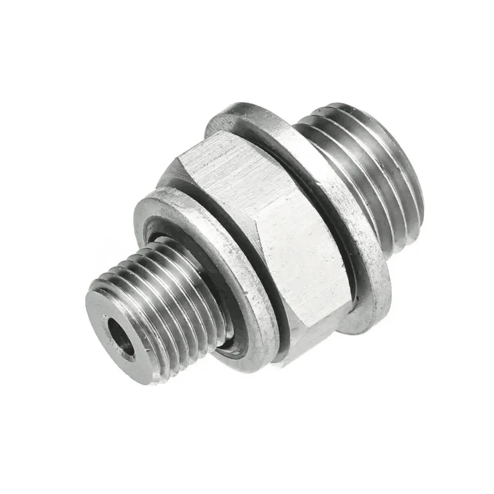 Adaptador de manguera de carga de aire, macho de ajuste, 1/8BSP a 1/8BSP,1/8BSP a 1/4BSP