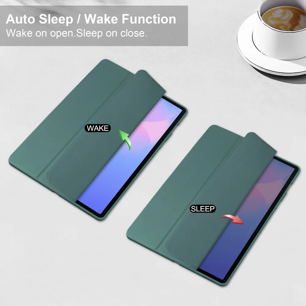 For Samsung Tab S10 FE Plus Case with Pen Holder Funda For Galaxy tab s10 fe plus Case sm-x620 13.1