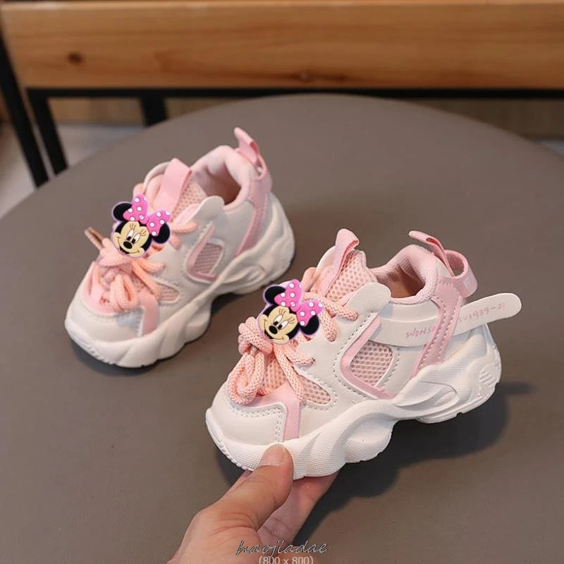 Chaussures de dehors Antidérapantes à Semelle Souple pour Fille, Baskets Tendance, Tennis Décontractées