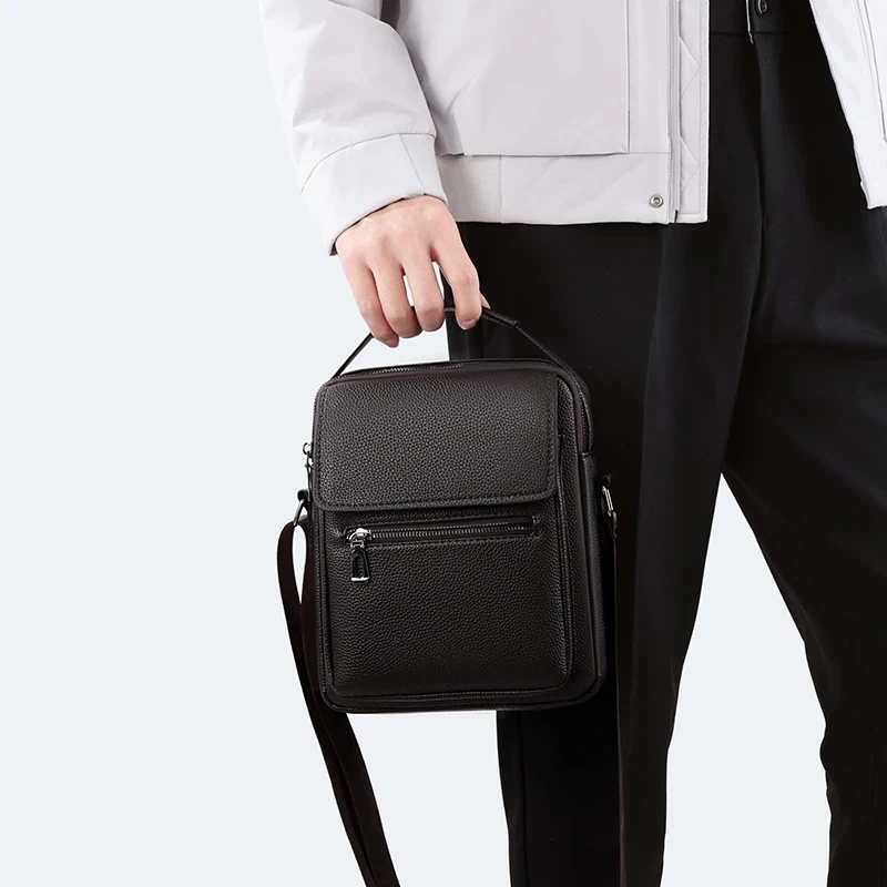 handbag сумка bolsos para hombre sacoches hommes shoulder bags Fashionable men's PU business shoulder bag crossbody bag