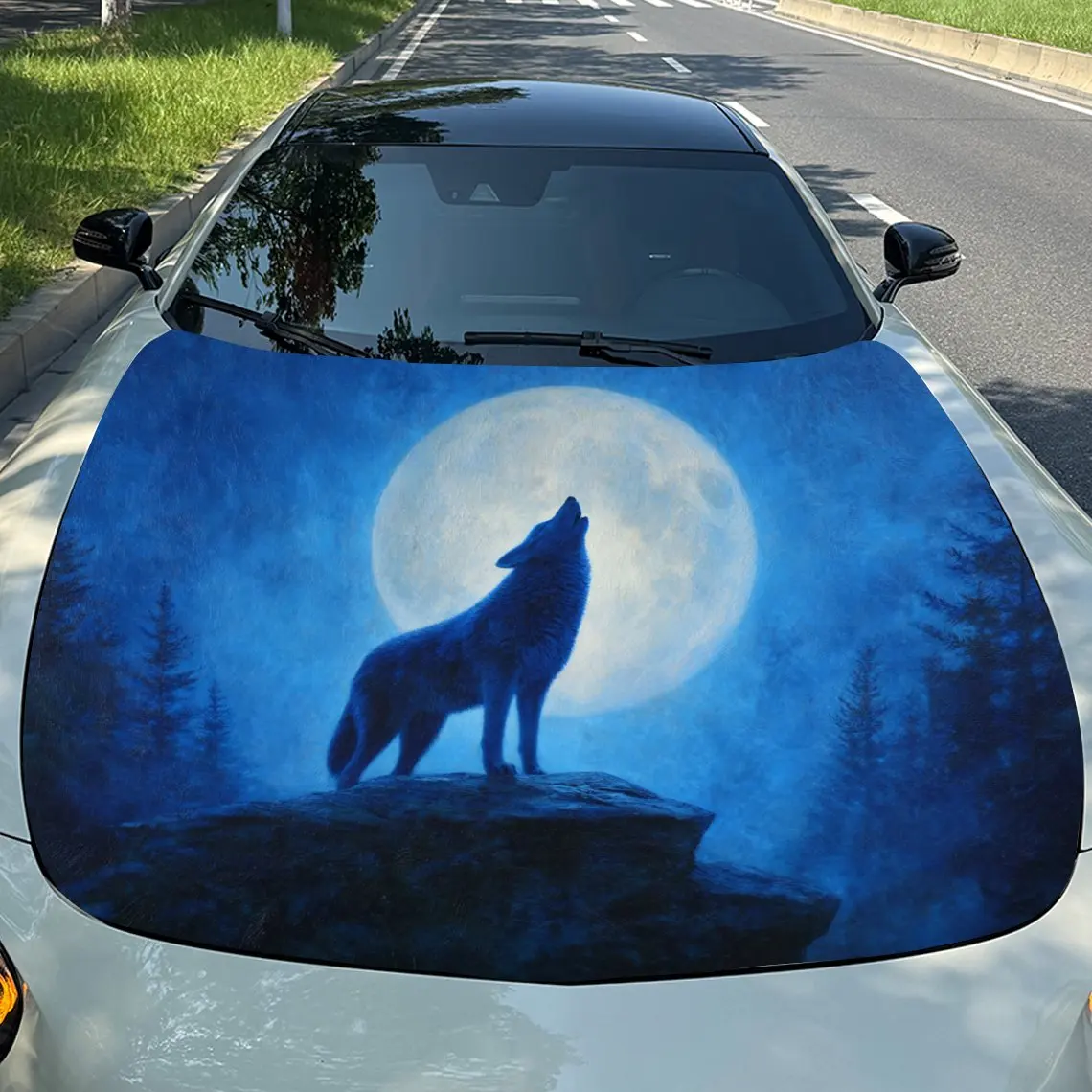 Car Decals Wolf Wit… - image
