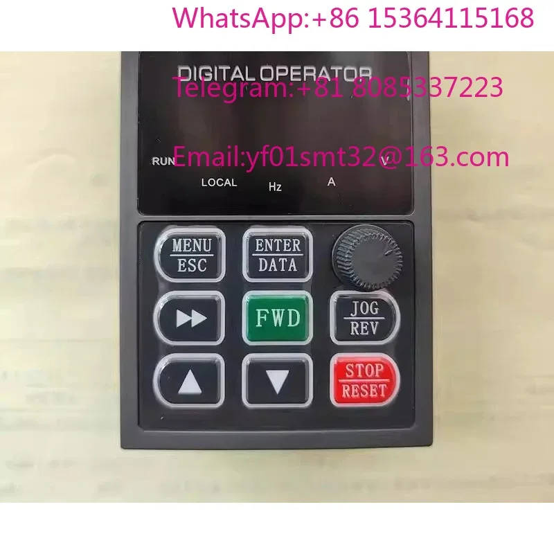 V9 frequency converter operation panel display, speed regulator debugging control keyboard