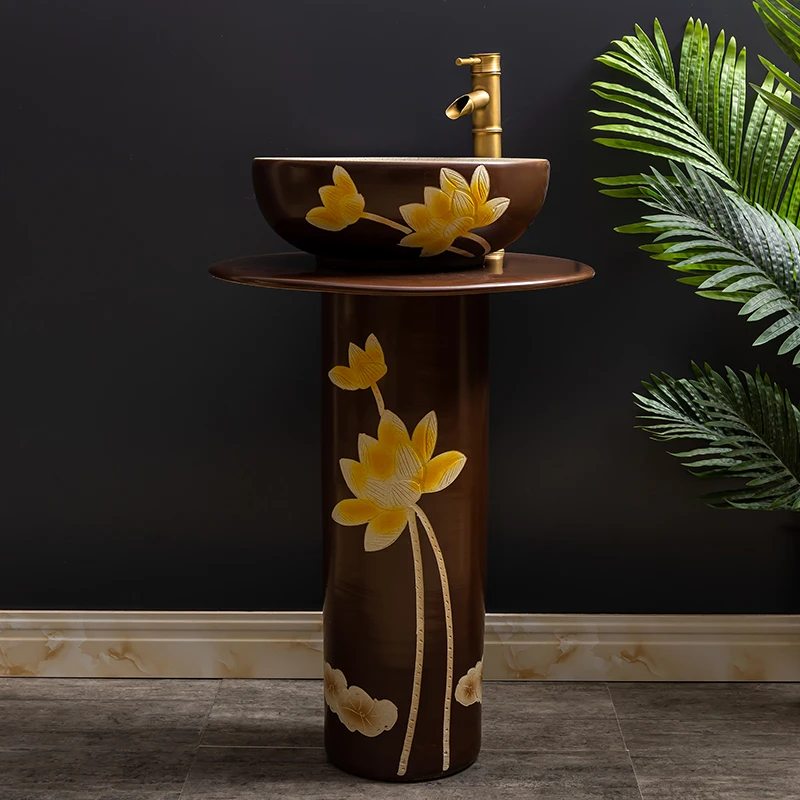 

Porcelain column washbasin balcony