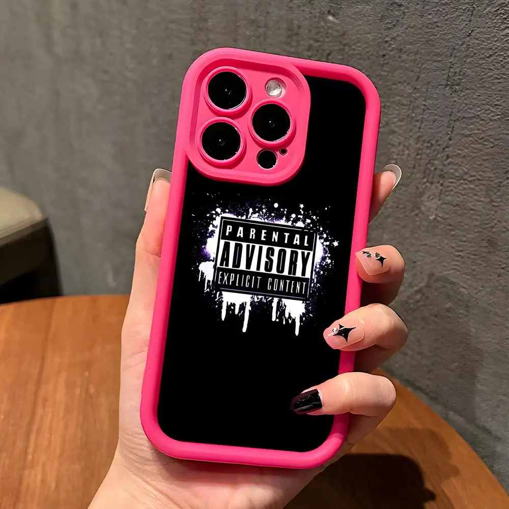 Чехол для iPhone 17 16 15 14 13 12 11 Air Pro Max Plus с предупреждением о содержании для взрослых, красный, из мягкого ТПУ, противоударный