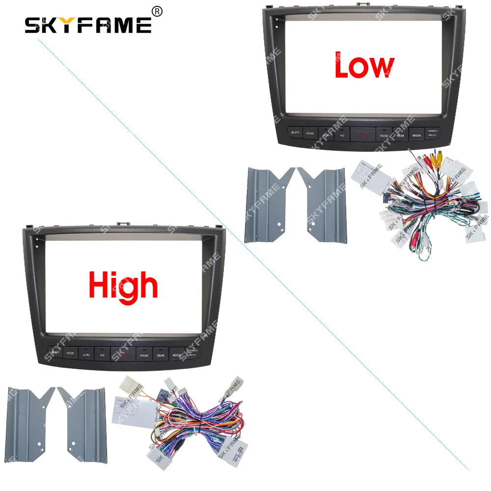 

SKYFAME Car Frame Fascia Adapter Canbus Box Decoder Android Radio Dash Fitting Panel Kit For Lexus IS IS250 IS300 XE