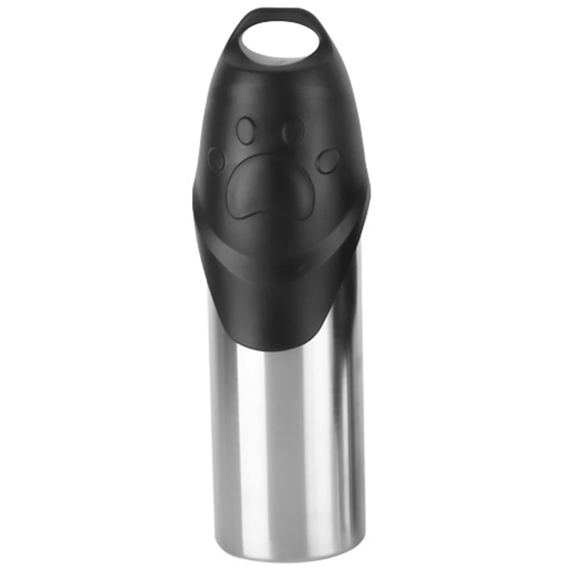 1 PCS Stainless Steel Water Bottle Dog Travel Water Bottle For Pets Outdoor Walking, Hiking, Travel , 750Ml