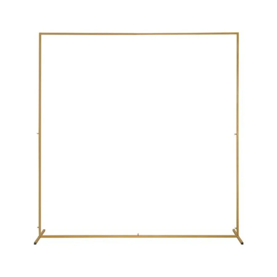 

20050200cm Wedding Iron Art Flat Top With Water Bag Door Frame Shape Iron Arch Golden
