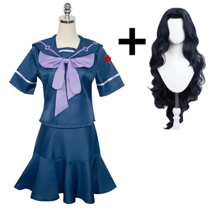 

Аниме JoJo's Bizarre Adventure Yamagishi Yukako Парик Женская униформа JK Юбка Рубашка Аксессуары Костюмы для косплея; 5'b,8.v;