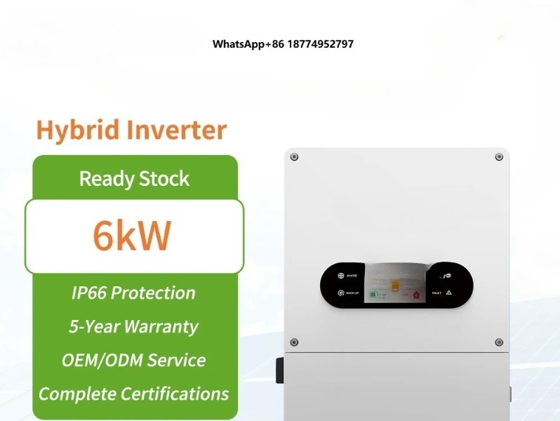 Philippines Vietnam GreenPower IP66 6KW Dual Output Hybrid Pure Sine Wave Solar Inverter With  Controller