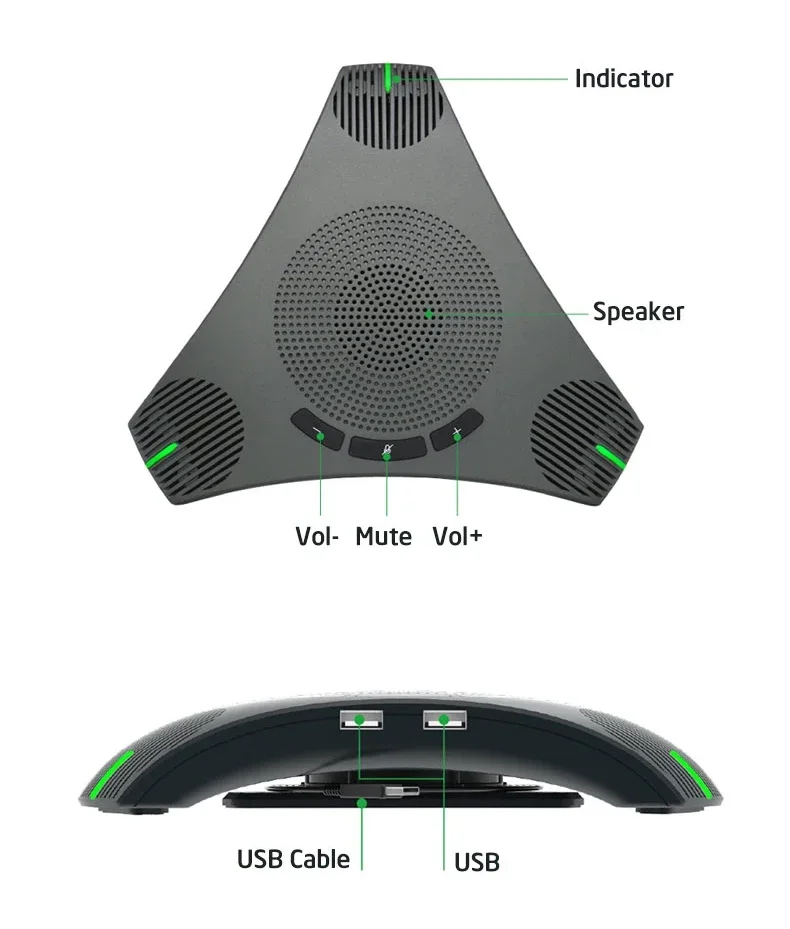 Conference microphone speaker zoom room conference room camera speaker mic usb conference room microphone