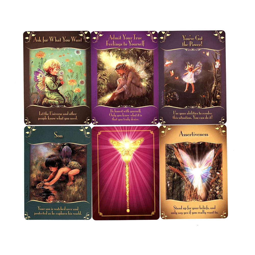 New Doreen Virtue Messages From The Fairies Oracle CardsSupport Wholesale Factory Made English Version 29 Oracle Decks