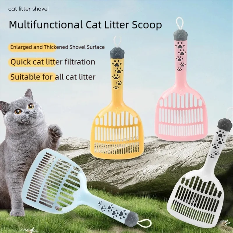 

Cat LitterScoopPlastic 3-in-1 Cat Waste ScoopMultifunctionalWasteScoopingToolSpecialized ScoopforMixed Litter andTofu Cat Litter