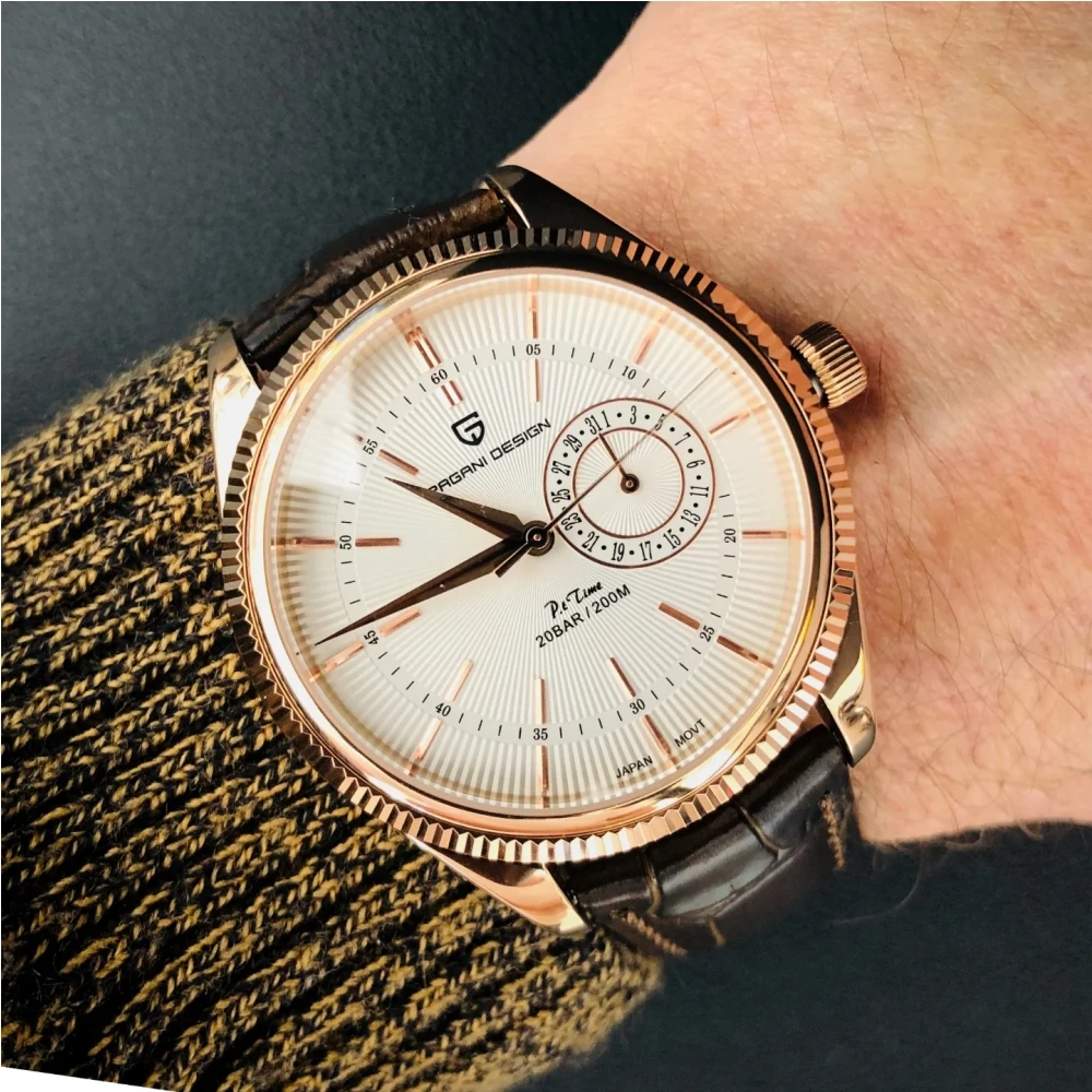 PAGANI DESIGN V2 40MM Business Simplicity fashion Men Quartz Wristwatch Diver Watch Men Gift Date Clock Watch For Men