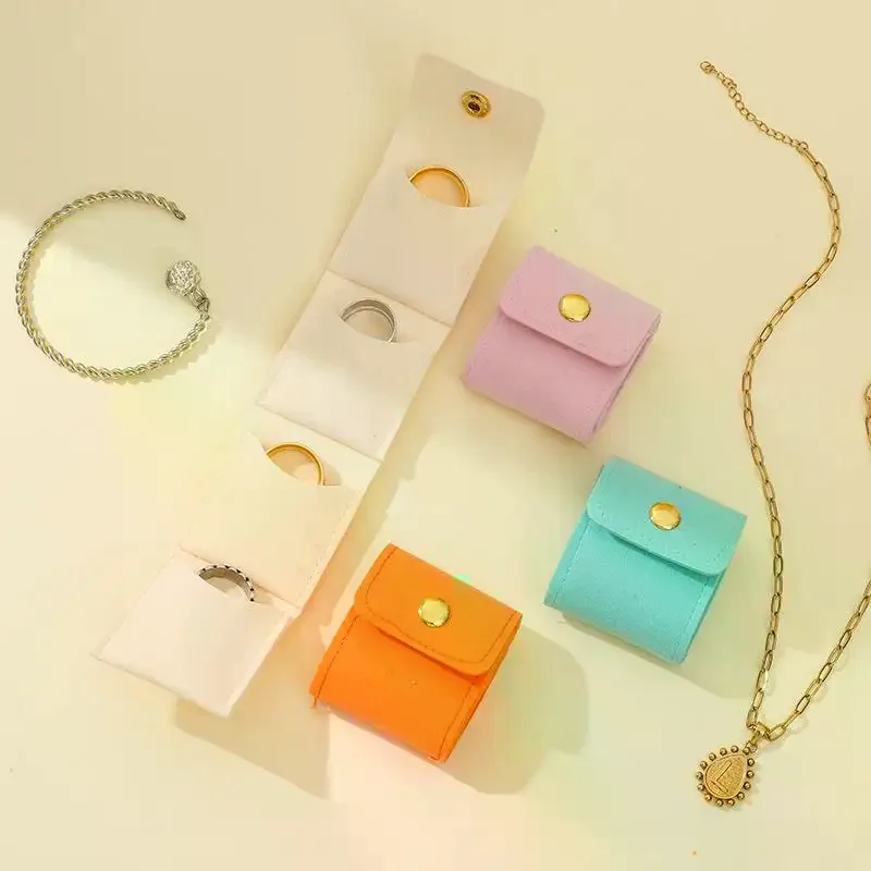 Portable Mini Jewelry Organizer Bag With Multiple Compartments For Rings Necklaces Earrings Travel Storage Bag