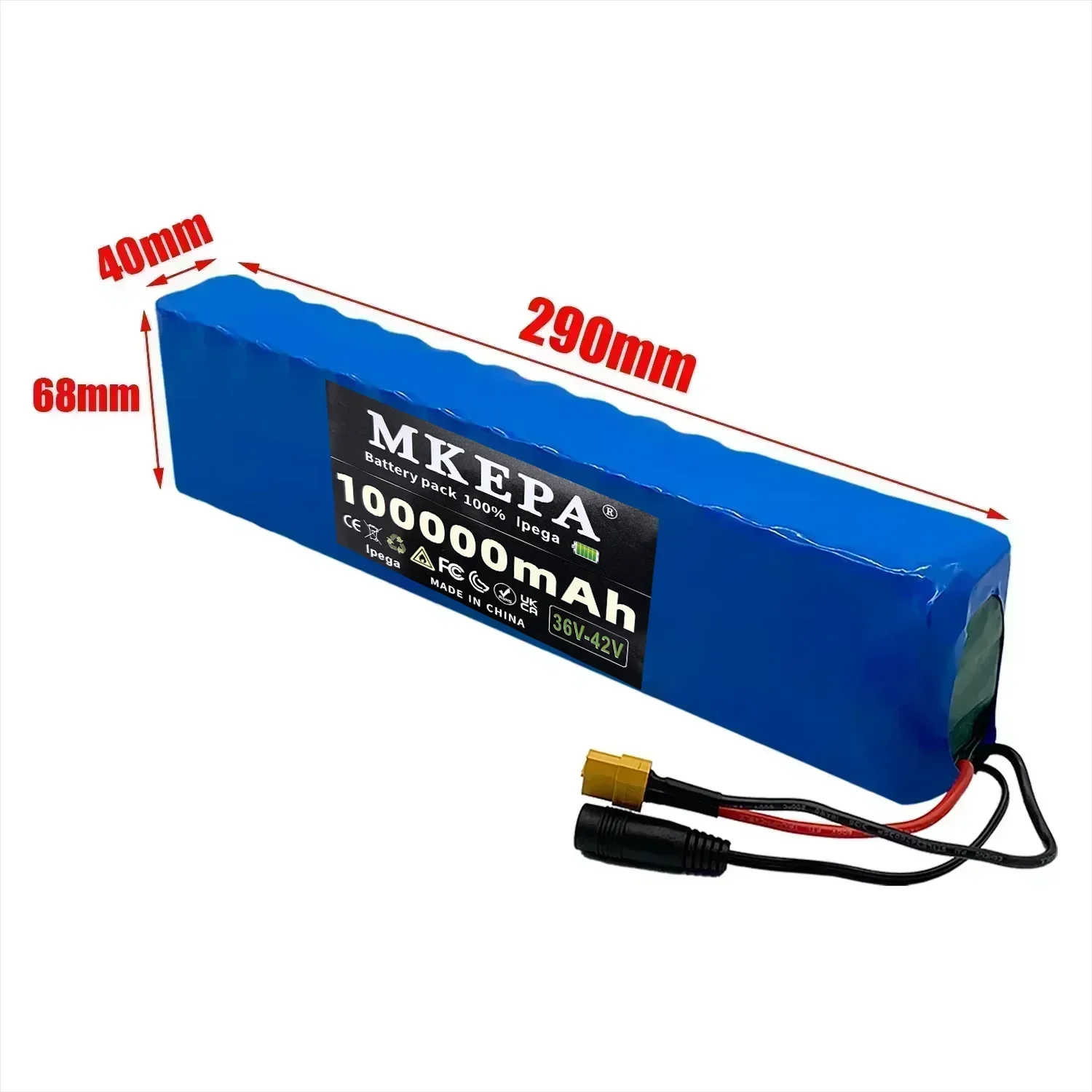 36 فولت 100000 مللي أمبير 18650 بطارية ليثيوم قابلة للشحن حزمة 10S3P الطاقة تعديل دراجة سكوتر مركبة كهربية مع BMS #4