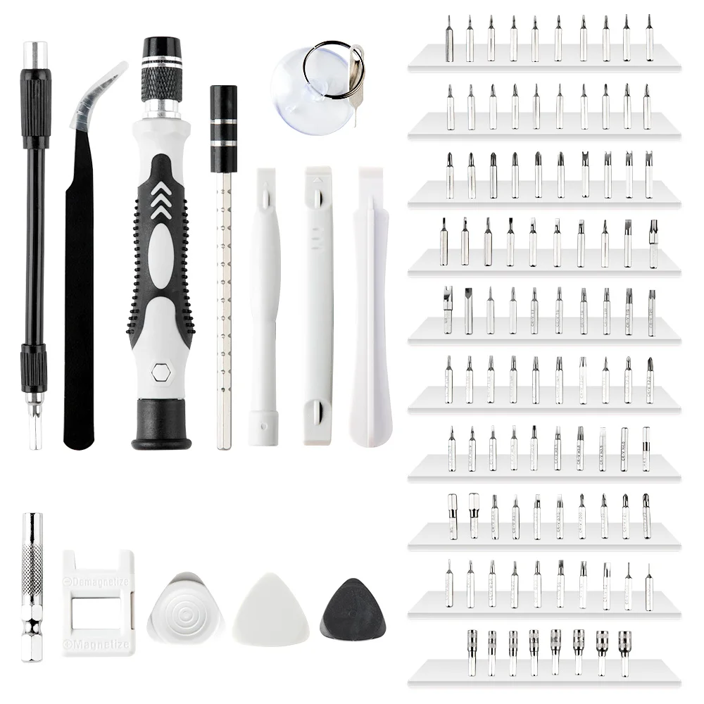 115 in 1 Precision Screwdriver Set Multi-function Chrome Vanadium Steel Screwdriver Hand Tools Set