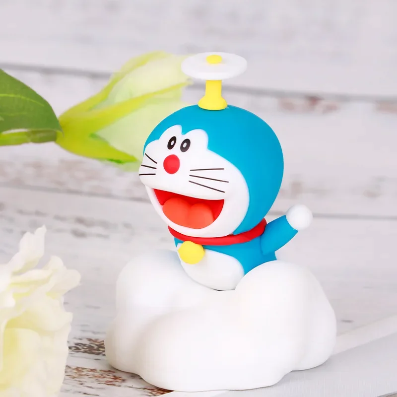 Doraemon Night Tour Starry Sky Series Anime Figure Model Toys Car Ornament Cartoon Desktop Decor Kawaii Doll Kids Birthday Gift