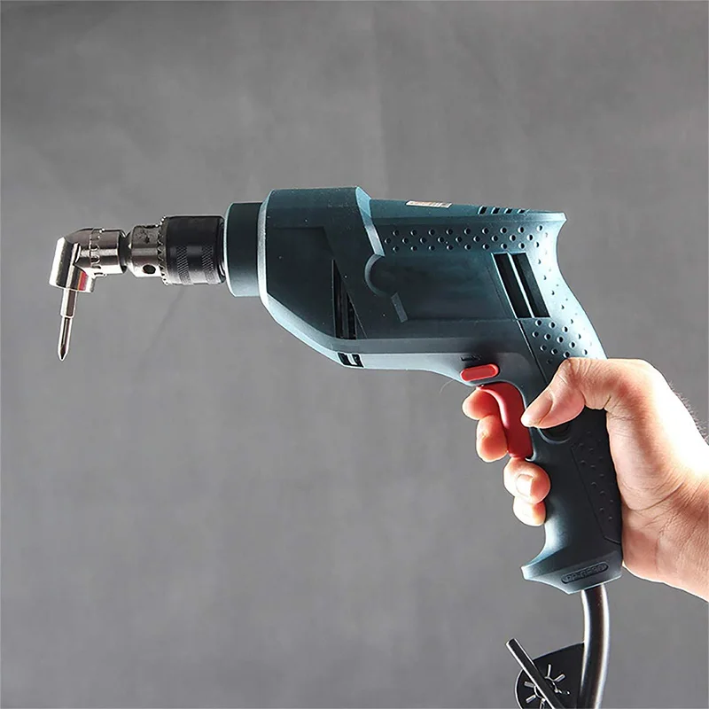 Juego de destornilladores de ángulo recto de 105 grados, adaptador de enchufe de broca hexagonal, juego de adaptadores de enchufe Universal de 3 piezas con eje Flexible