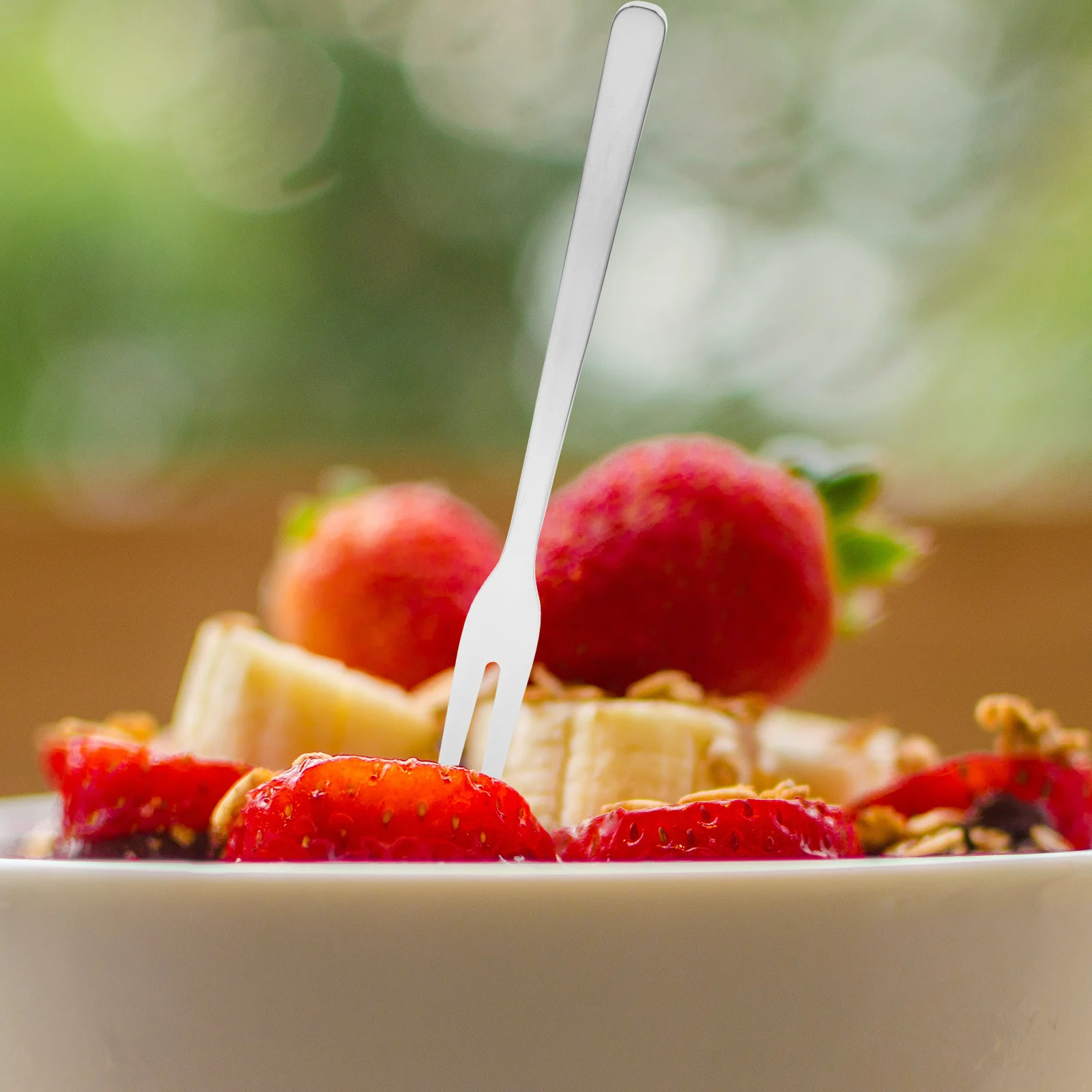 

8Pcs Dessert Forks Stainless Steel Small Forks for Appetizers Fruits Salad Elegant Tableware Set Dessert Fork Salad Fork