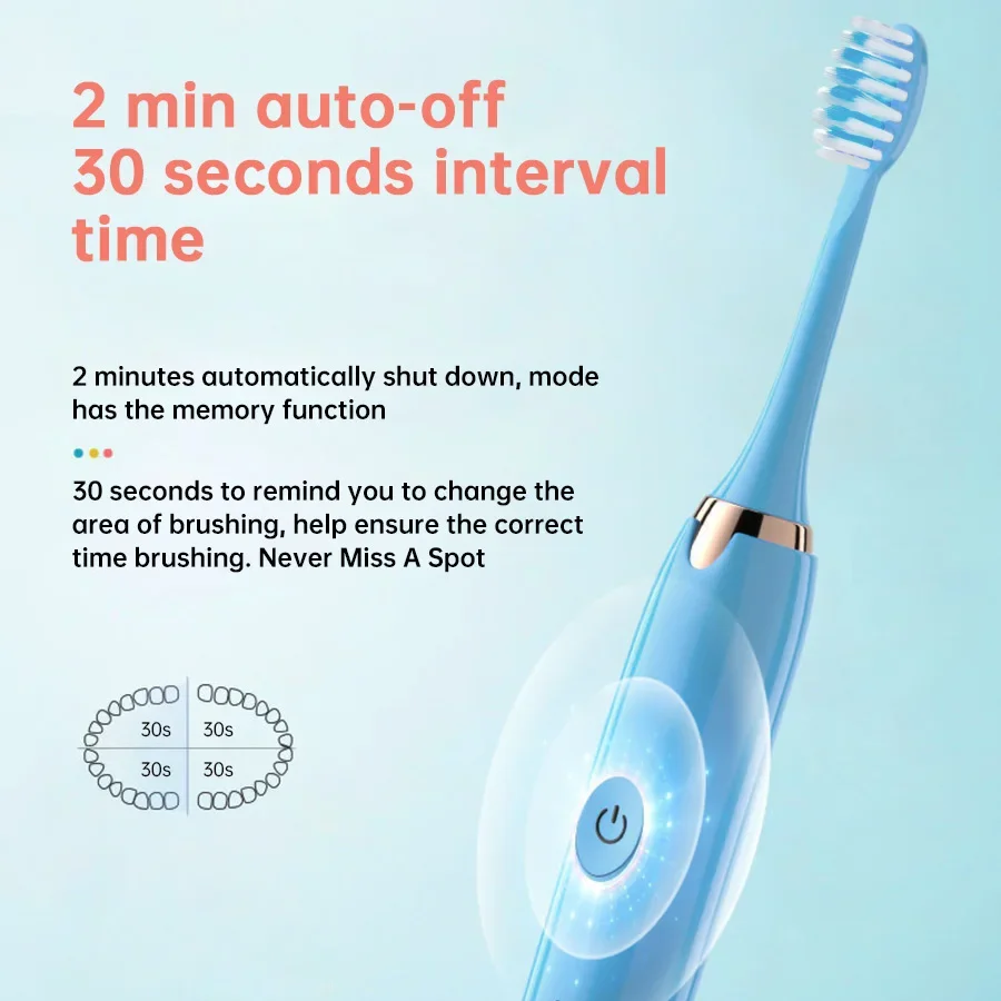 Sonic Electric Toothbrush Oral Care Whitening Tooth Brush Rechargeable Automatic Adult IPX7 Waterproof Powerful Smart Toothbrush