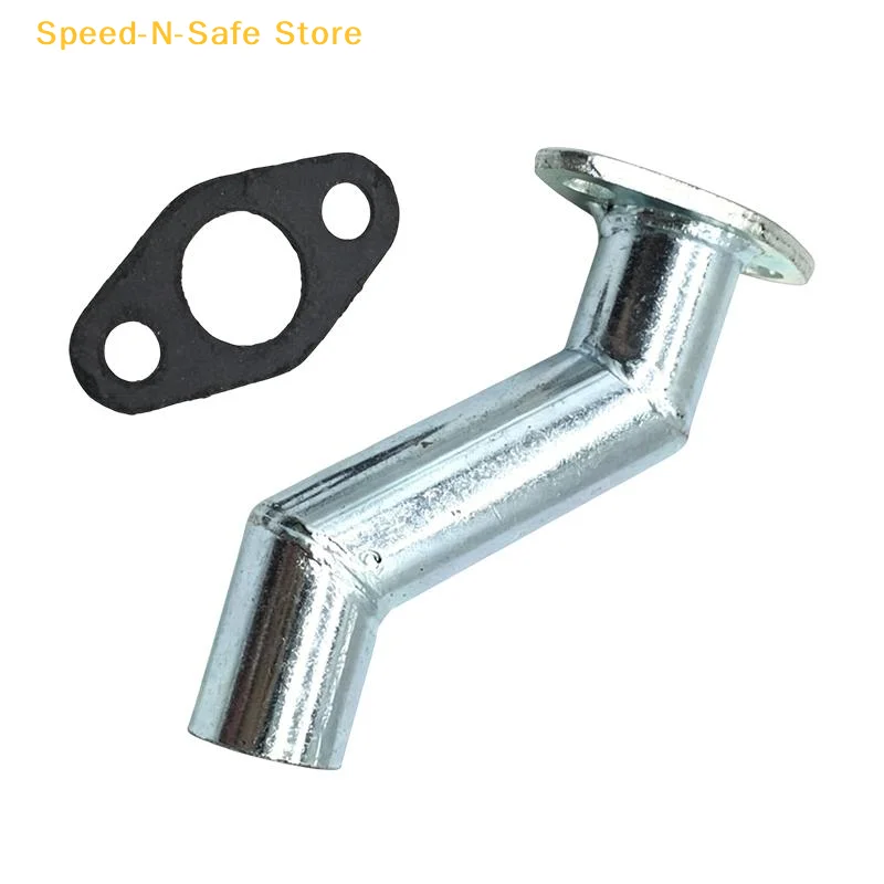 Offset Long Manifold Carburetor Upgrade For 60cc 80cc Bicycle Motorcycle Engine With Gasket for Stable Power
