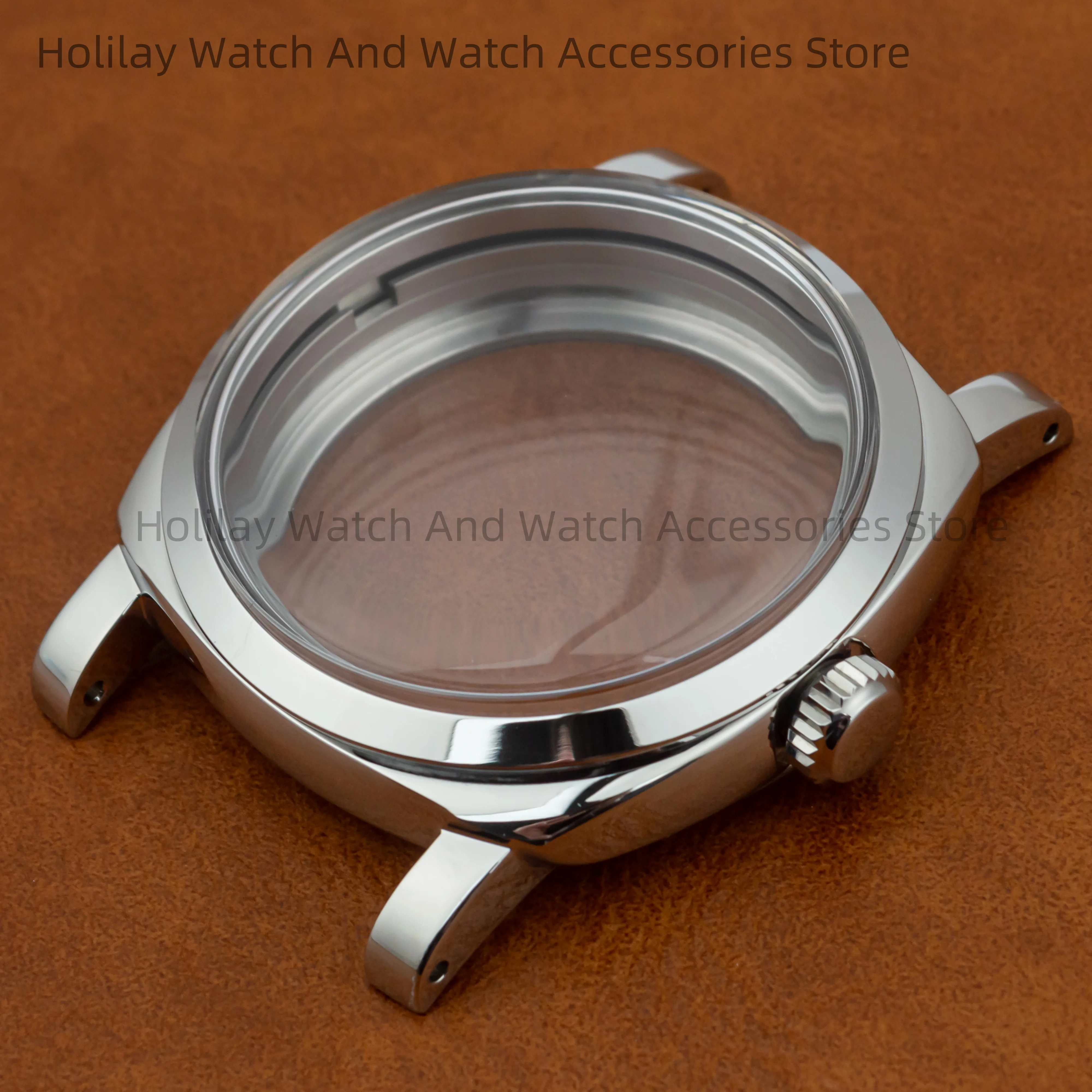Roestvrijstalen retro kast voor PAM Vintage kast 47 mm horlogekast geschikt voor 6152 ETA6497/6498/ST3600 beweging 10ATM waterdichte behuizing