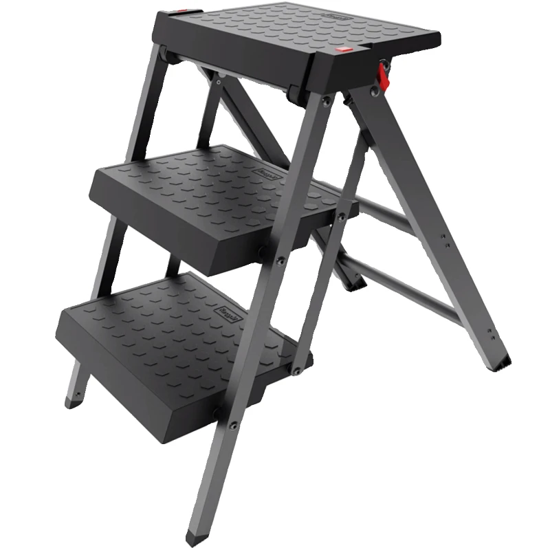 Thickened Two-step Straight Ladder Household Folding Ladder Stool Outdoor Car Washing Ladder Indoor Kitchen A-frame image 6